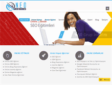 Tablet Screenshot of neoegitim.com